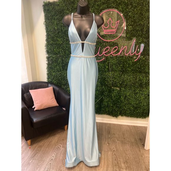 Blue Jessica Angel Size 8 Mermaid dress